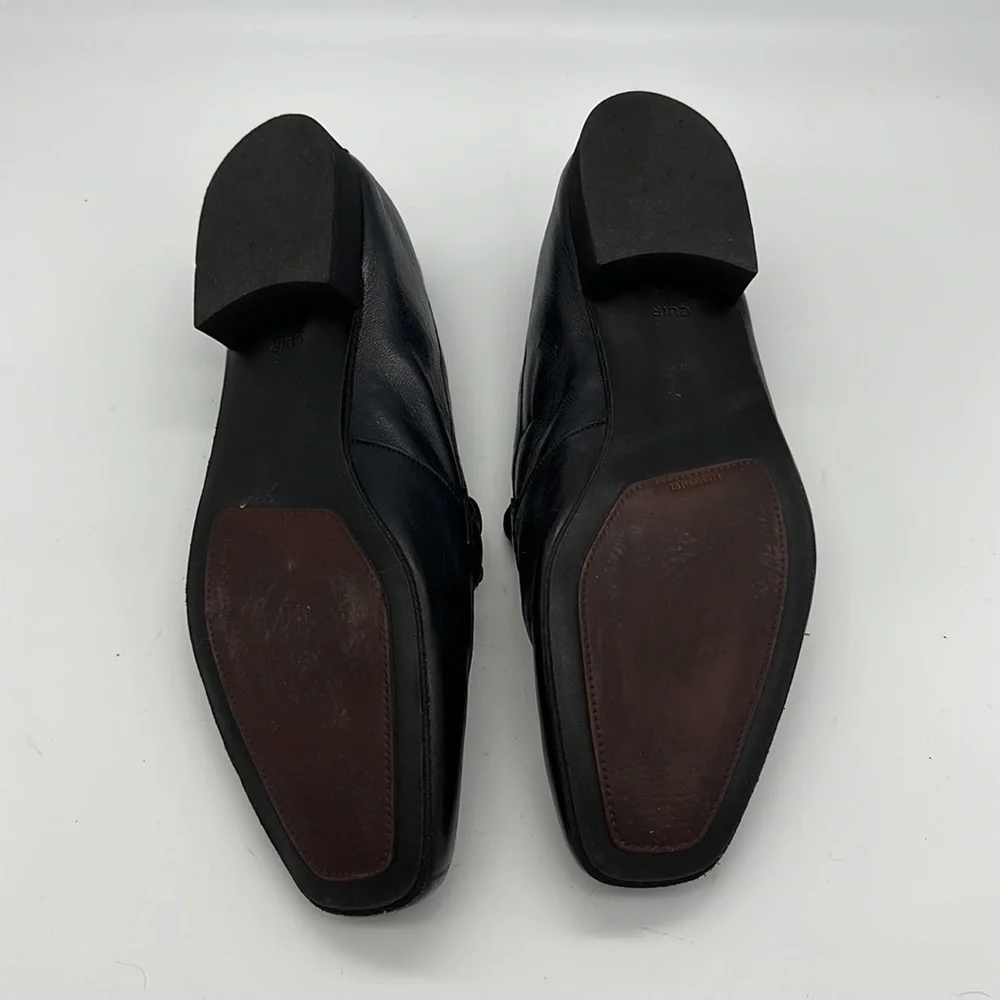 Vintage Pierre Cardin Navy Dress Shoes Loafers Size 10 - Picture 8 of 8